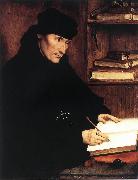 MASSYS, Quentin Portrait of Erasmus of Rotterdam sg France oil painting artist